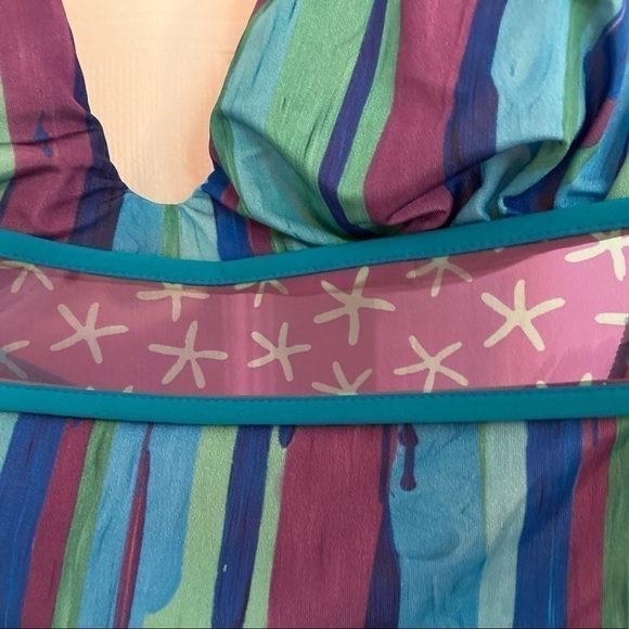 La PERLA SUMMER STRIPE ONE PIECE BATHING SUIT-34C - Picture 4 of 16